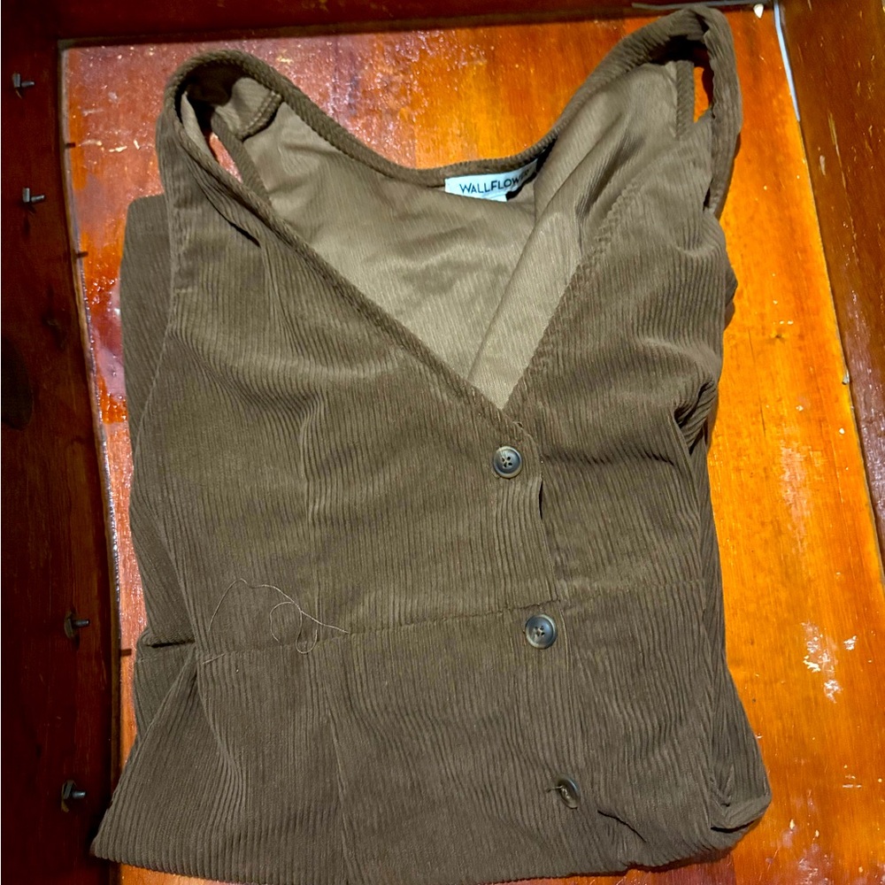 Brown Corduroy dress